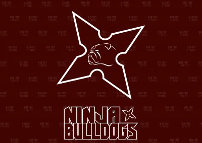 Logo Design ninja-bulldogs-team-logo