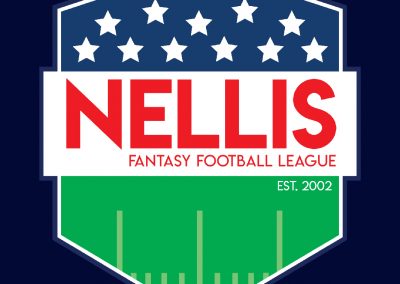 Nellis Fantasy Football League logo shield